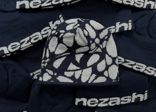 Blue/Light Blue Reversible Beanie