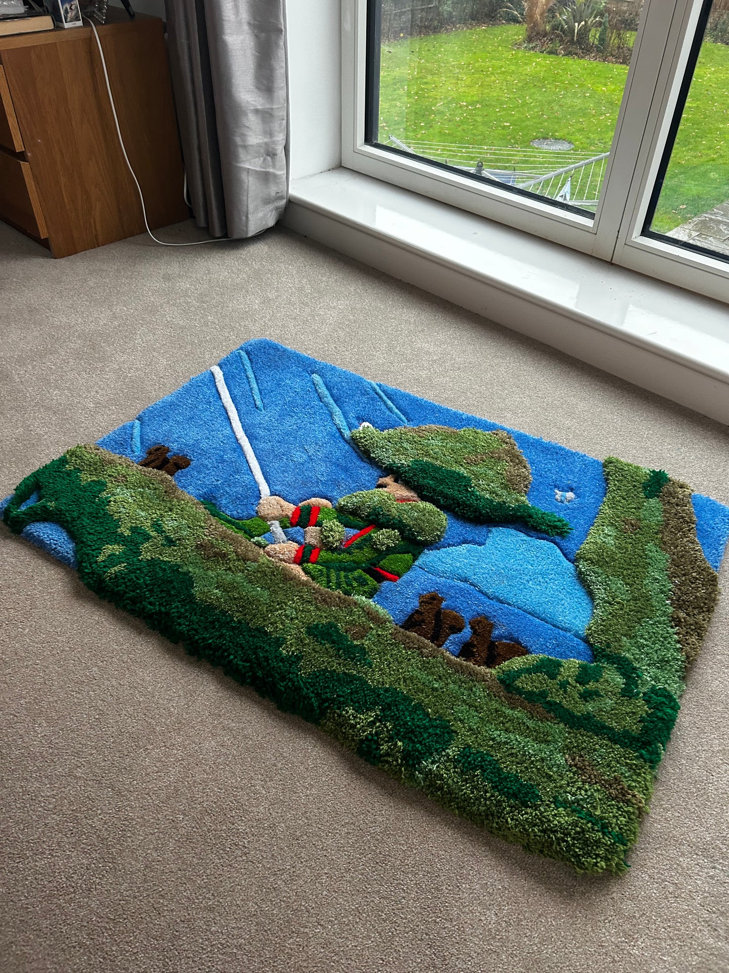 Gon Fishing Rug