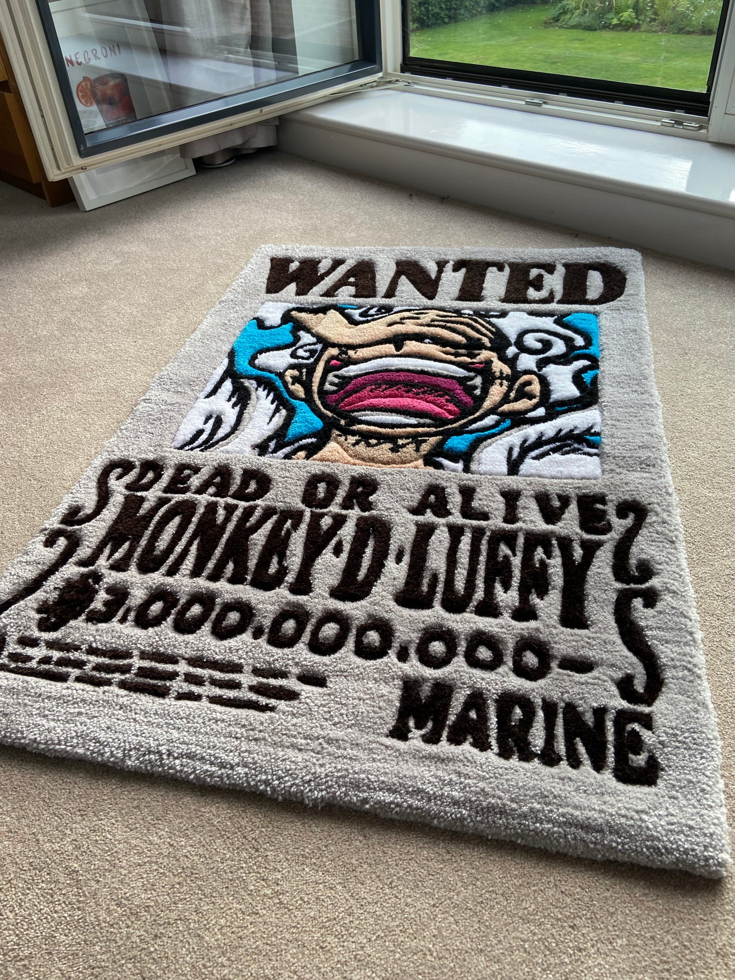 WANTED Luffy Poster