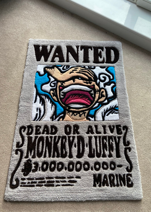 WANTED Luffy Poster