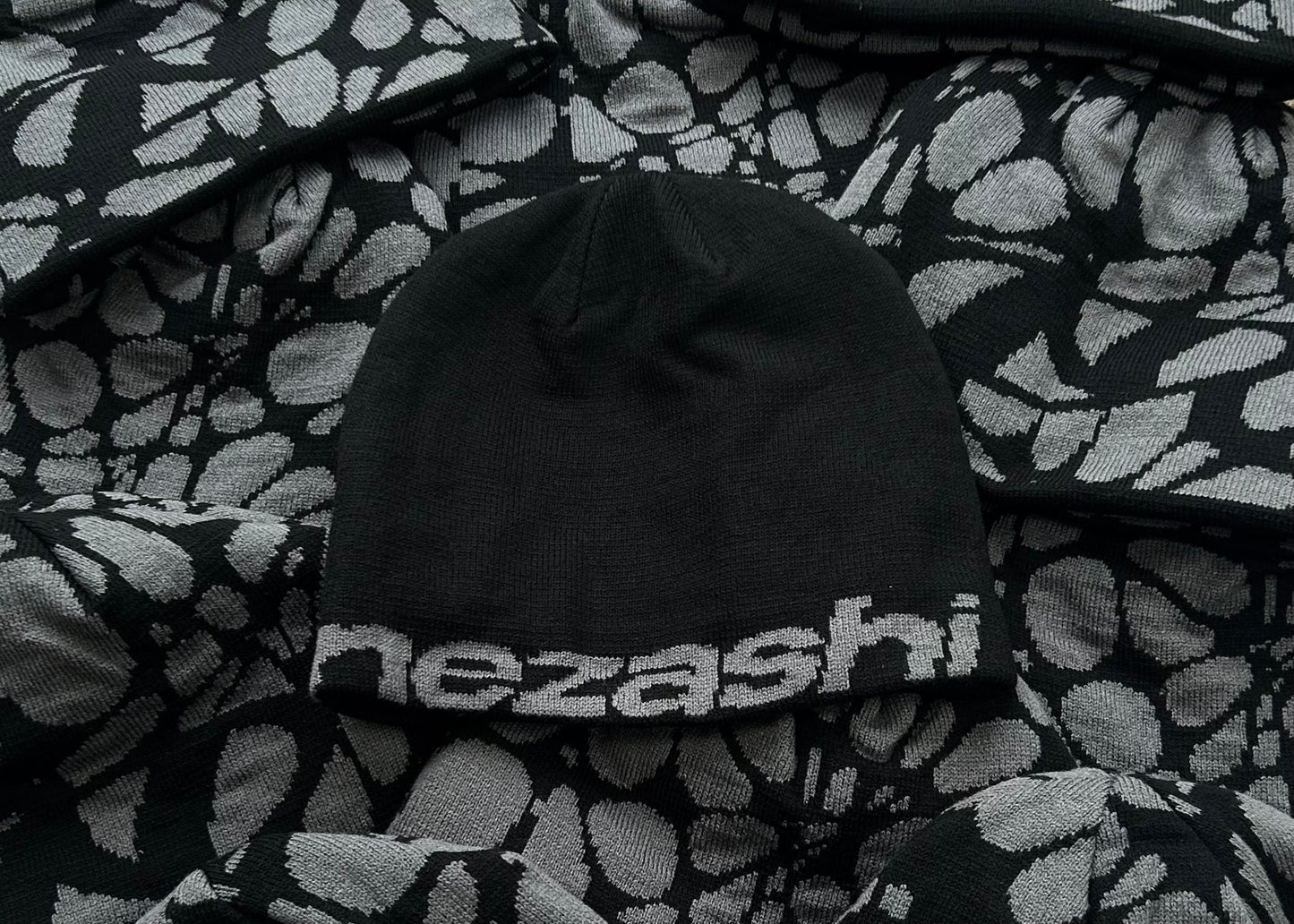 Black/Grey Reversible Beanie