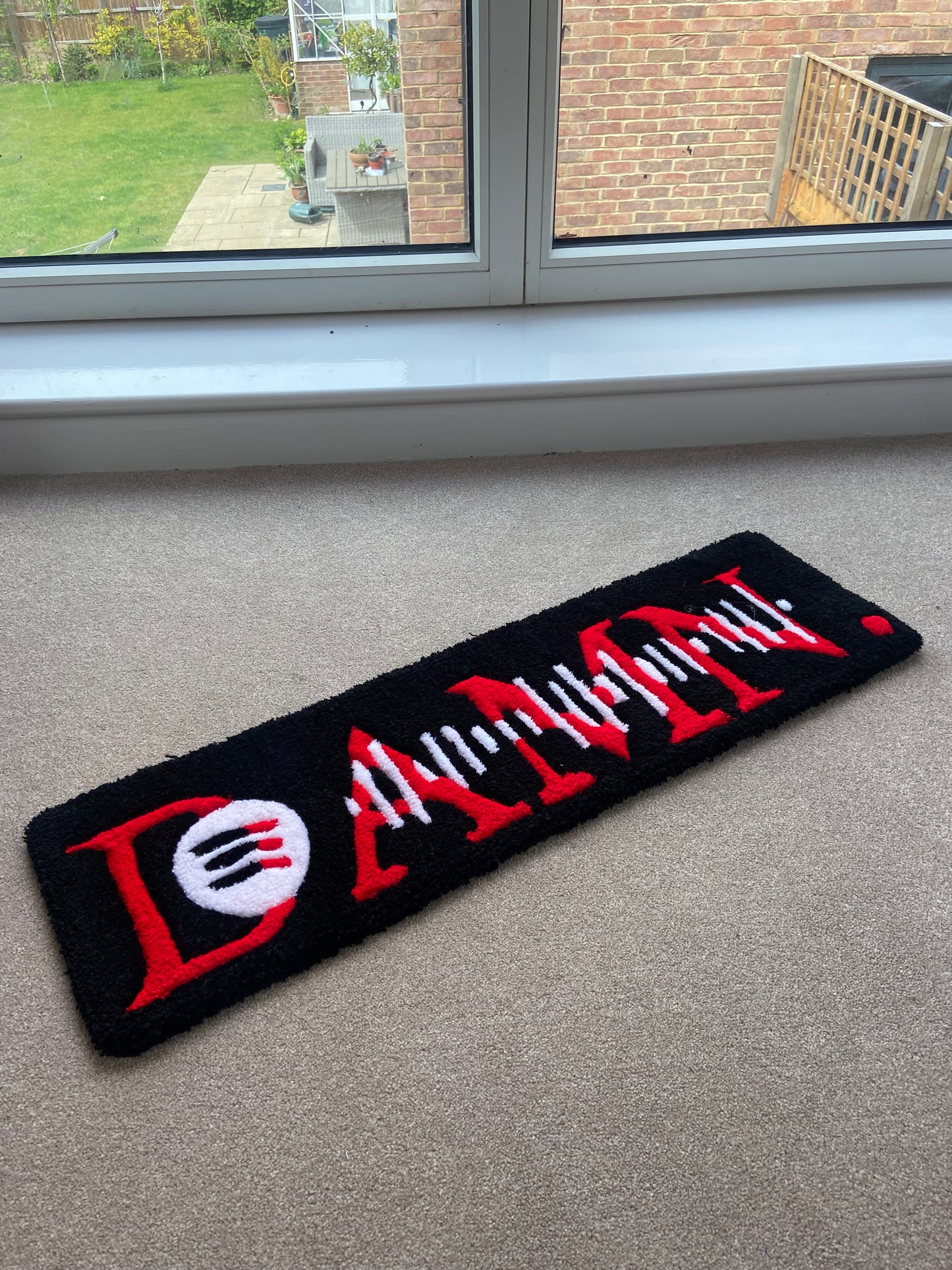 DAMN. Spotify Tag Rug