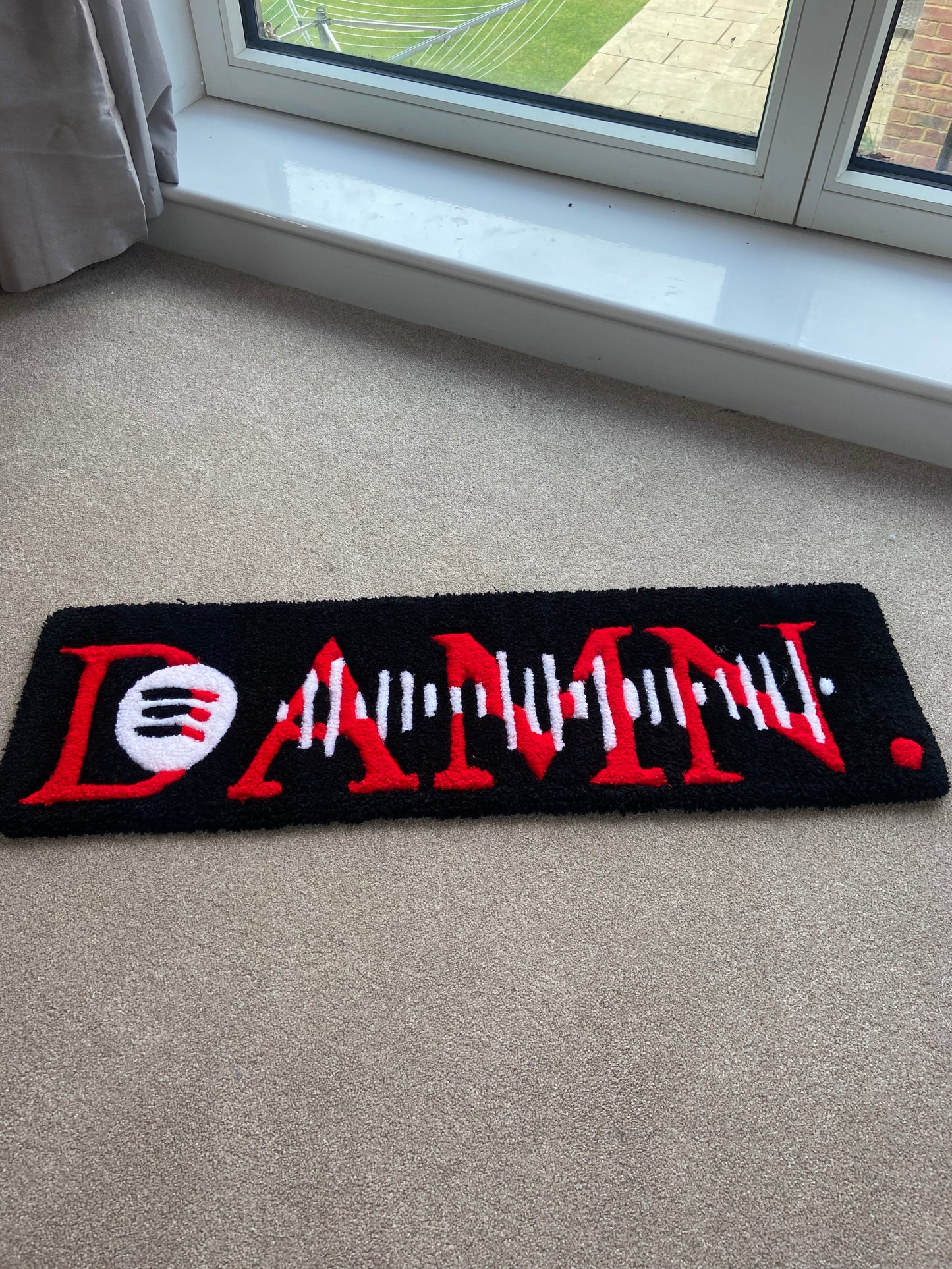 DAMN. Spotify Tag Rug