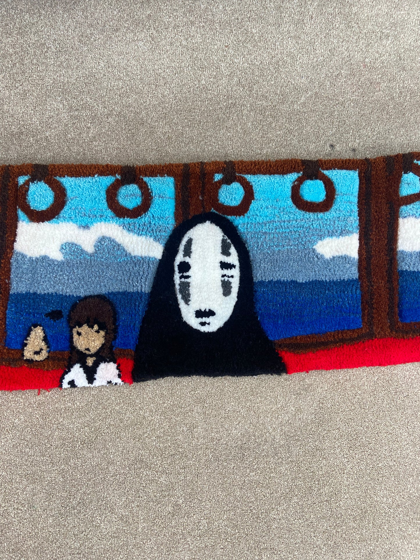 Spirited Away Train Rug