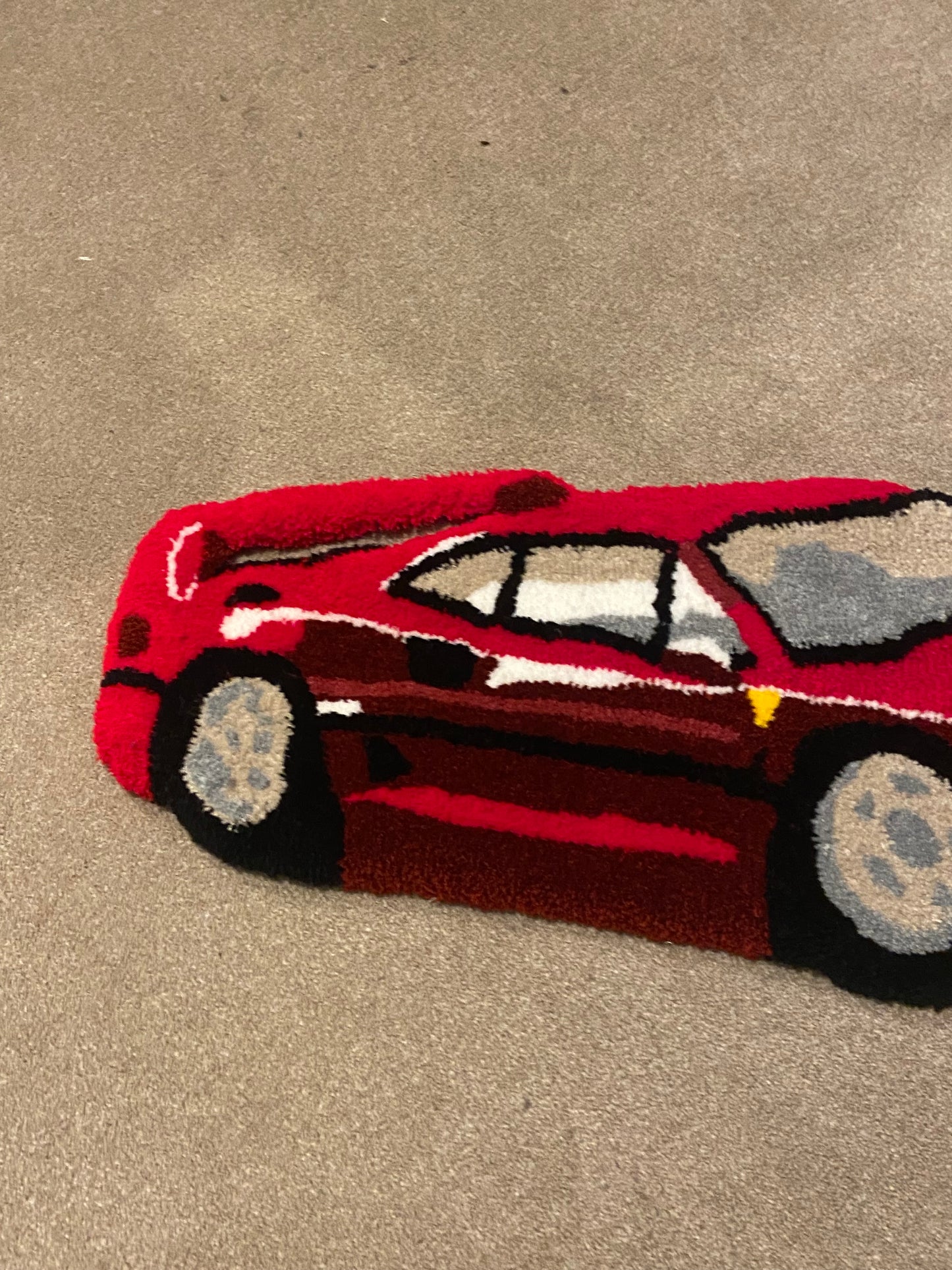 Ferrari F40 rug