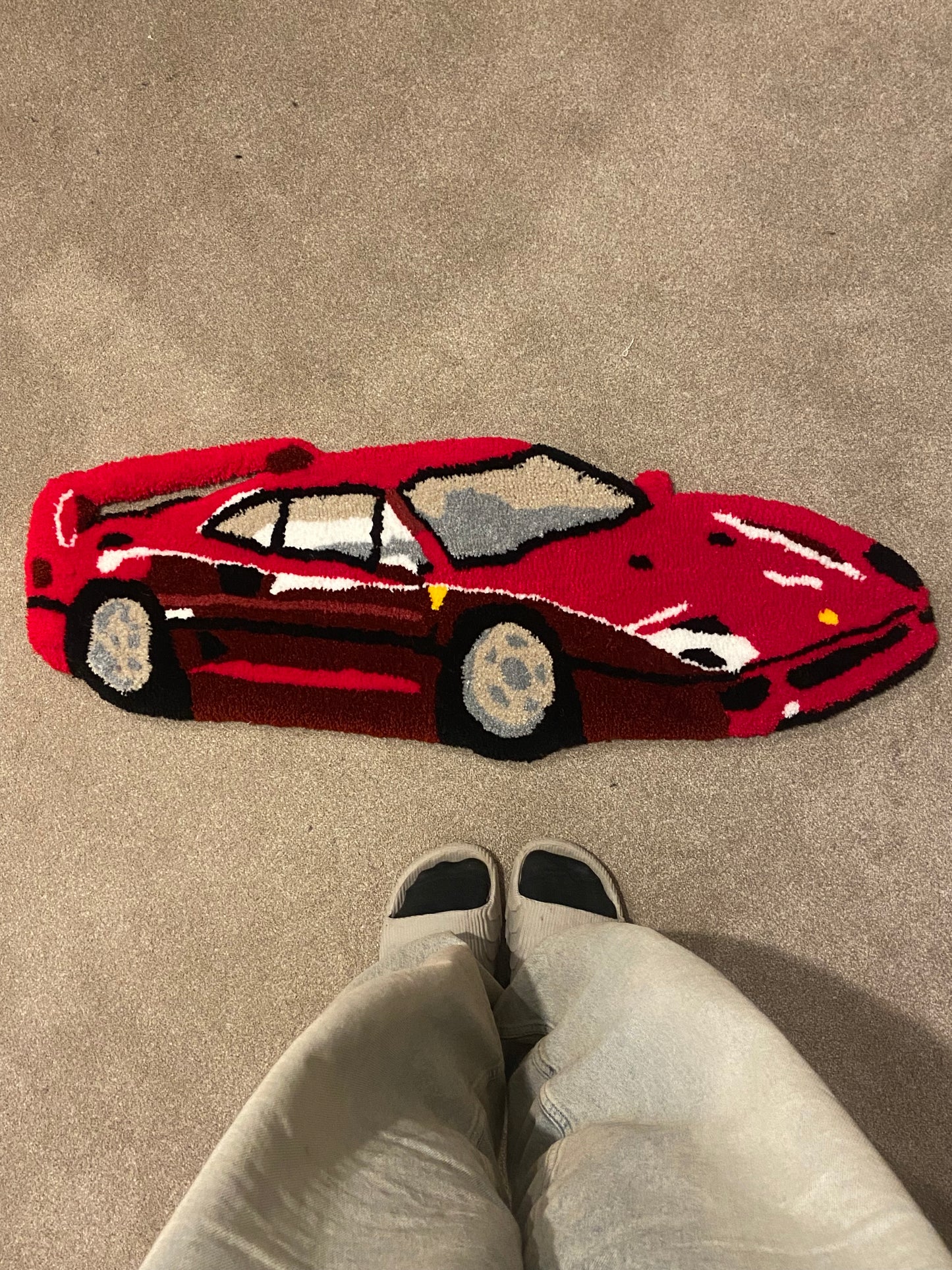 Ferrari F40 rug